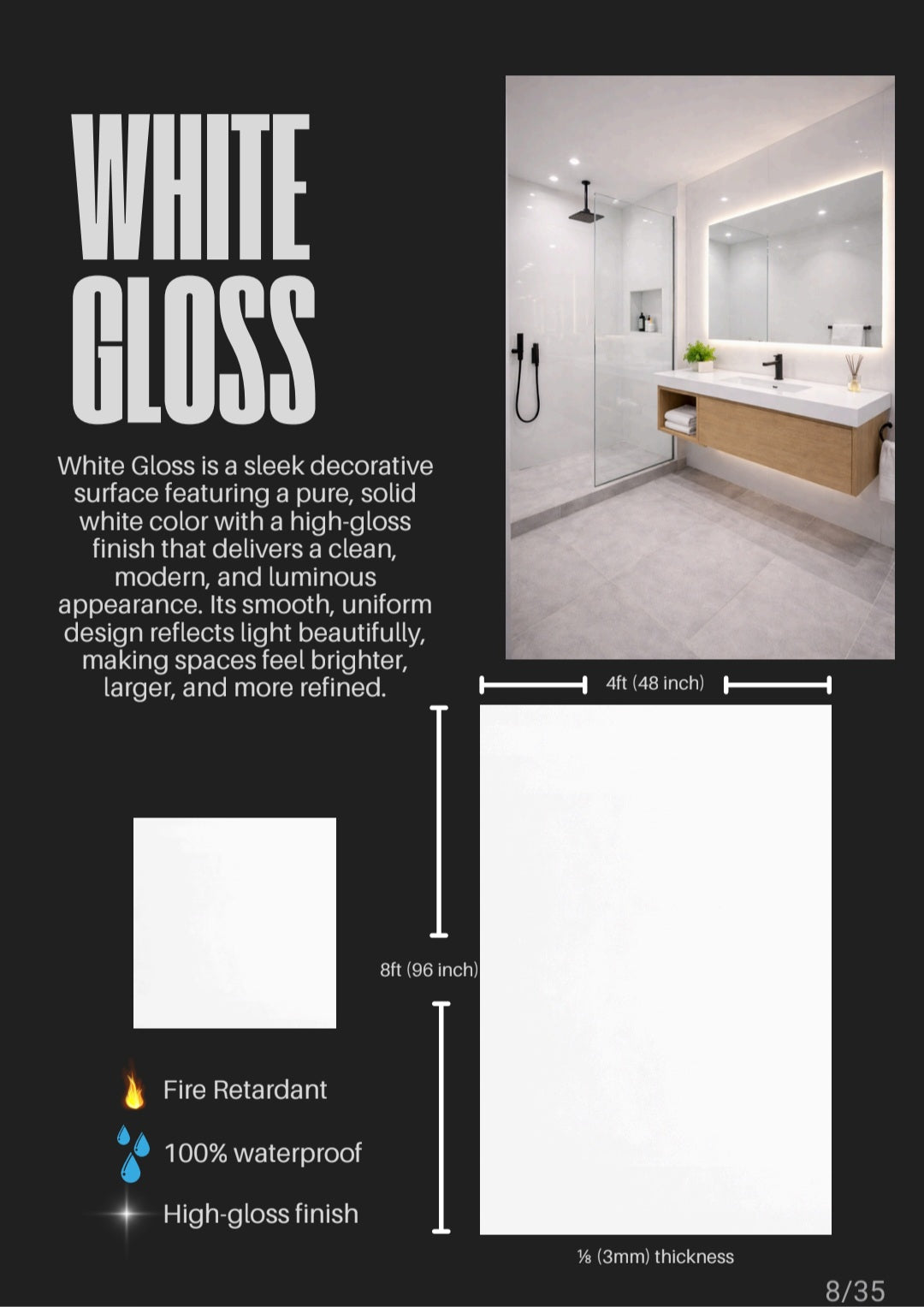 WHITE GLOSS