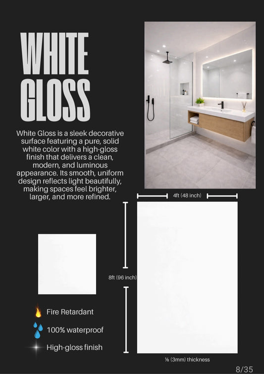 WHITE GLOSS