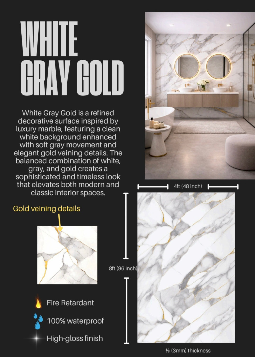 WHITE GRAY GOLD