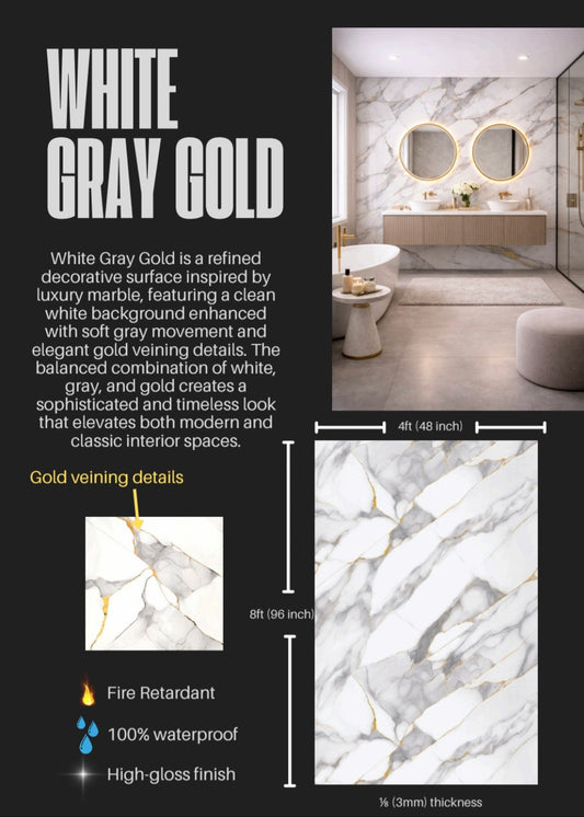 WHITE GRAY GOLD
